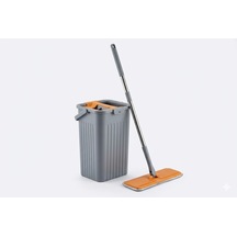 Şeylişeyler - Premium Tablet Mop Pratik Temizlik Seti Vento - Mikrofiber Başlık + Sıkmalı Kova