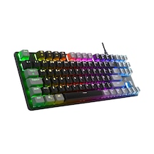 Acer Emachines Eak87 Rgb Mekanik Red Switch Tkl Oyuncu Klavyesi - Siyah Gri 87 Tuş Kompakt Gaming