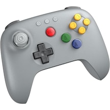 8bitdo 64 Bluetooth Controller 3d Analog Switch, Windows, Ve Android Uyumlu Gri
