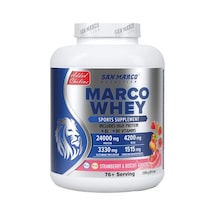 San Marco Nutrition Marco Whey Çilek Ve Bisküvi Aromalı 2300 gr