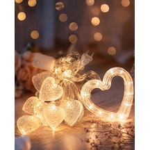 Led Kalp Neon Lamba Dekoratif Romantik Gece Ve Ortam Işığı