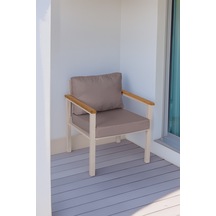 Neokas Balkon Mobilyası, Bahçe Takımı, 1 Koltuk, Kafe Koltuğu, Bekleme Alanı Koltuğu