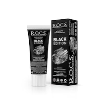 Rocs Black Edition Kömür Özleri ile Beyazlatıcı Diş Macunu - 74 G