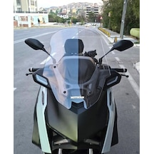 Motocam Yamaha Xmax Techmax Ön Cam 2025-2026 Model 52cm Şeffaf Renkli 4mm Asansörlü