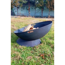 Blueflame Bahçe Şöminesi Ateş Çukuru Bahçe Sobası Çap 80 Cm