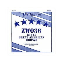 D'addario Zw034 Tek Akustik Gitar Teli 34