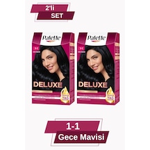 Palette Deluxe 1 - 1 Gece Mavisi X 2 Adet Saç Boyası