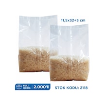 11X32+3 Cm 2.000 Adet Kuruyemiş Çikolata Baharat Kahve Poşeti