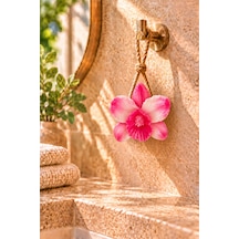 Dekoratif Kokulu Sabun & Peeling Etkili Asılabilir Dekoratif Banyo Sabunu &pembe Orkide Katı Sabun 10,5x10 Cm - 938178879 Diğer