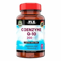 Flx Coenzyme Q-10 200 MG Hyoluronic Acid Resveretrol 60 Tablet