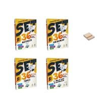 Lgs 8. Sınıf Sempatik 36 Haftalık Matematik Fen Bilimleri Türkçe Ve İnkılap Denemeleri 4lü Set