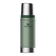 Stanley 0.47L Classic Legendary Bottle Hammertone Termos Yeşil