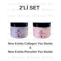 Profesyonel Yüz Maskesi Set Porselen Yüz Maskesi & Collagen Yüz Maskesi 400ml 2li Set