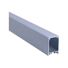 Led Kanal Profil Alüminyum Kasa 2 Metre 50x80mm Linear Opak Pleksi Yan Kapak Sarkıt Led Kasa 7909