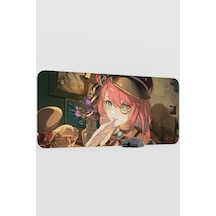Charlotte Genshin Impact Anime Gacha V5 - 90x40 Xxl Gaming Mouse Pad Fare Altlığı