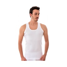 6 Adet Tutku 0102 Erkek Ribana Atlet Beyaz