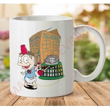 1-1909 Rugrats Tommy Who Tardisjpeg İki Tarafı Baskılı Kupa Bardak.jpg