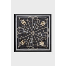 Guess Desenli 120 X 120 Cm Eşarp Aw5537pol03 Bayan Eşarp Aw5537 Pol03 Bla Siyah