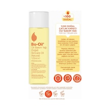 Bio Oil %100 Natural Çatlak Karşıtı & Leke Karşıtı Nemlendirici Doğal Cilt Bakım Yağı 125 ML