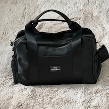 Novahub Çok Amaçlı Siyah Spor Ve Seyahat Çantası Geniş Hacimli Siyah Siyah