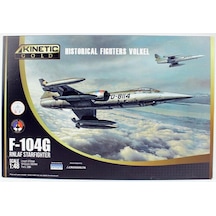 Kinetic K48090 1/48 Ölçek, F-104g Rnlaf Starfighter Historical Fighters Volkel Savaş Uçağı, Plastik Model Kiti-56349