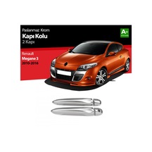 S-Dizayn Renault Megane 3 Krom Kapı Kolu 2 Kapı   2010-2016