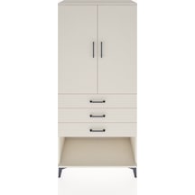 Hyperion Dolap Tek Raflı 3 Çekmeceli Tek Askılı 88x44x195 Ayt... Aytaşı