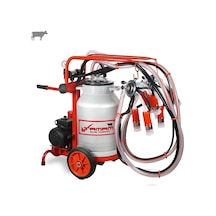 Tamam Ecomini İkili İnek Süt Sağma Makinesi Alüminyum Güğüm-silikon Kuru -3201