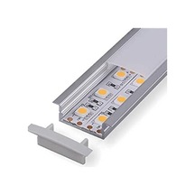 Mutfak Dolabı Ve Tezgah Altı Sıva Altı Alçıpan Gömme Çift Sıra Led Şerit Profil Aydınlatma Beyaz