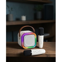 Taşınabilir Karaoke Sistemi 2 Mikrofonlu Uczzz2mikrofonluspeaker-1