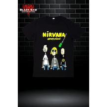 Noıssey Nirvana "nevermind" Grunge Kodsiyahsaw Siyah