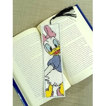 Daisy Duck Kanaviçe Kitap Ayracı