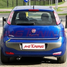 Fiat Punto Krom Bagaj Alt Çıta Formlu 2006 Üzeri Paslanmaz Çelik N11.3466
