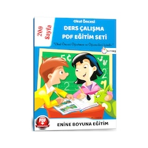 Okul Öncesi Ders Çalışma Pdf Eğitim Seti