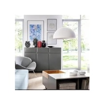 Riolight Modern Mutfak,Oda,Cafeler Için Beyaz Içi Beyaz Tekli Met