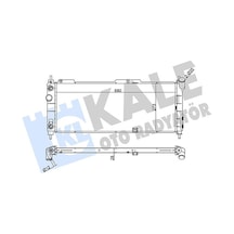 Kale 371400 Motor Su Radyatörü - Opel Corsa B 1993-2000 1.6 Gsı 16v Otomatik Şanz. Klimalı Modeller 1300152 - 1300153 - 52459322