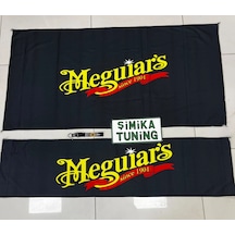 Meguiars Siyah Torpido Ve Sırt Havlusu Seti 2 Adet Torpido 35x135 , Sırt 70 X 135 Anahtarlık Hedi
