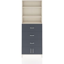 Arges Dolap 3 Raflı 3 Çekmeceli 2 Kapaklı 88x30x243 Aytaşı-an... Aytaşı