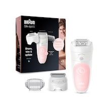Braun Silk-épil 5 Epilasyon / Tüy Çıkarıcı İçin Kadın Epilatörü, Tıraş Makinesi İçin Aparatlar, Vücut İçin Düzelticiler Ve Masaj, Çanta, 5-620, Flamingo
