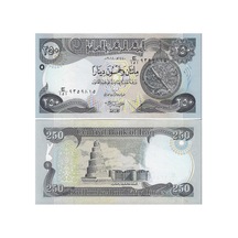 Irak 2018 Yılı 250 Dinar Kağıt Para Çil Unc Koleksiyon Para