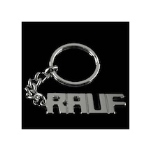 Rauf - 981 - - Nazblsmm - İsimli Anahtarlık Çok Renkli