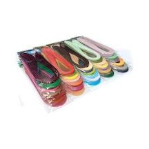 36 Farklı Renkli Quilling Kağıt Seti - 5 mm - 100 Adetli