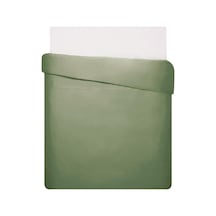 Mix&match Pamuk Tek Kişilik Nevresim Kılıfı Koyu Yeşil 0