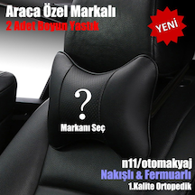 Citroen C3 Uyumlu Koltuk Boyun Yastık - 2Li Ortopedik