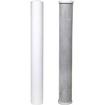 Su Arıtma 20 Inç 5 Micron Tortu Ve Blok Aktif Karbon