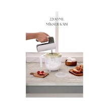 2200 Ml Mikser Kabı Beyaz & Ölçü Kabı & Saklama Kabı-dny0024 Karisik