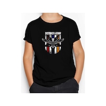 Zepplin Giyim System of a Down Eagle Colors Siyah Çocuk Tişört Siyah