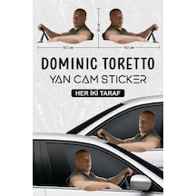 Domınıc Toretto Yan Cam Sticker Çift - 864812053