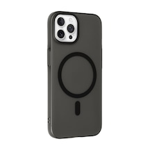Apple iPhone  Uyumlu,  14 Pro Max Tuna Pc Slim Magsafe Kapak - Siyah