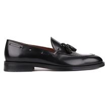 Shoetyle - Siyah Açma Deri Püsküllü Erkek Klasik Ayakkabı 250-7951-836-siyah